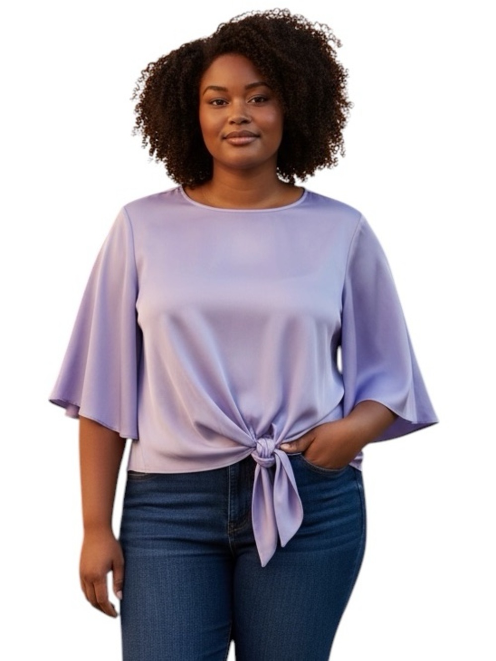 **NWT** Ann Taylor Tie-Front Blouse